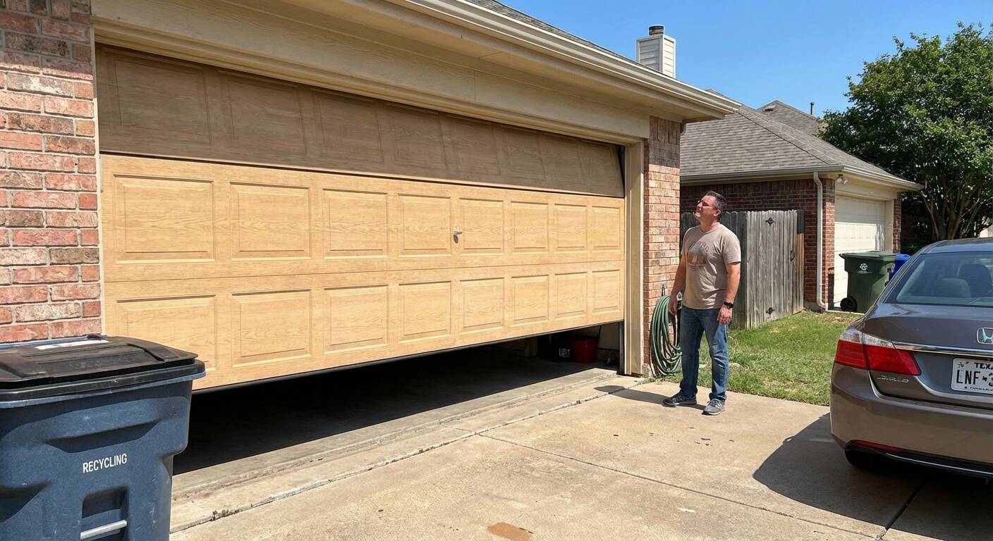 What to Do When Your Garage Door in Dallas Won’t Open All the Way