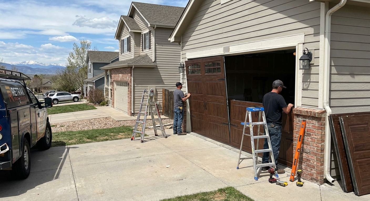 New Garage Doors in Thornton