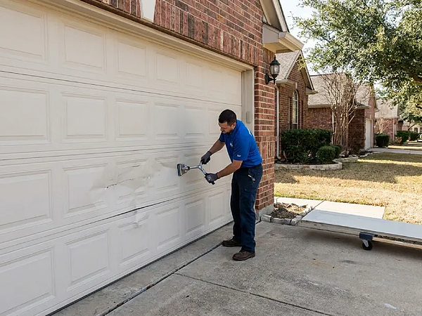 Can a Damaged Garage Door Panel in Dallas-Fort Worth Be Repaired?