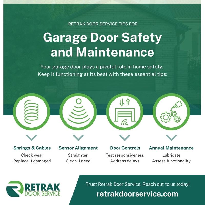 This scene from Lakewood, CO shows a poster of a man in a blue shirt. with features such as garage door services garage door repair garage door installation garage door spring repair.